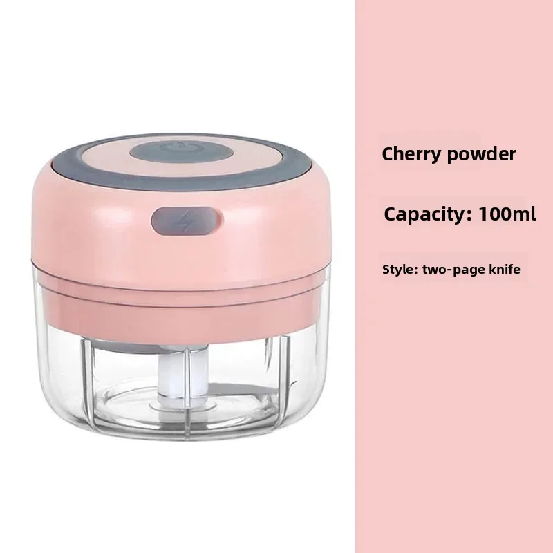 Mini Electric Garlic Chopper, Wireless Garlic Press & Crusher, Portable Mincer Machine for Home Kitchen Use