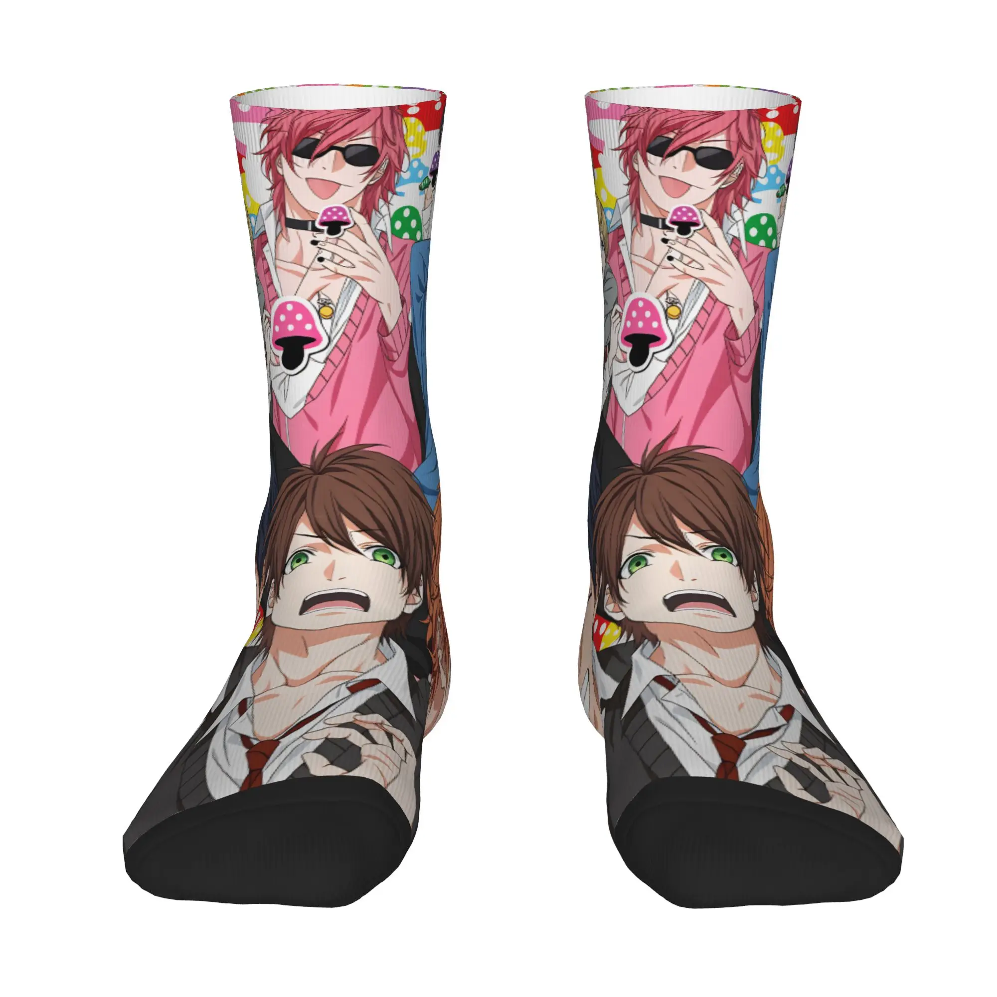 Yarichin B Club Yuri Stockings  Printed Harajuku Socks Spring Non-Slip Socks Men Outdoor Sports Warm Soft Socks