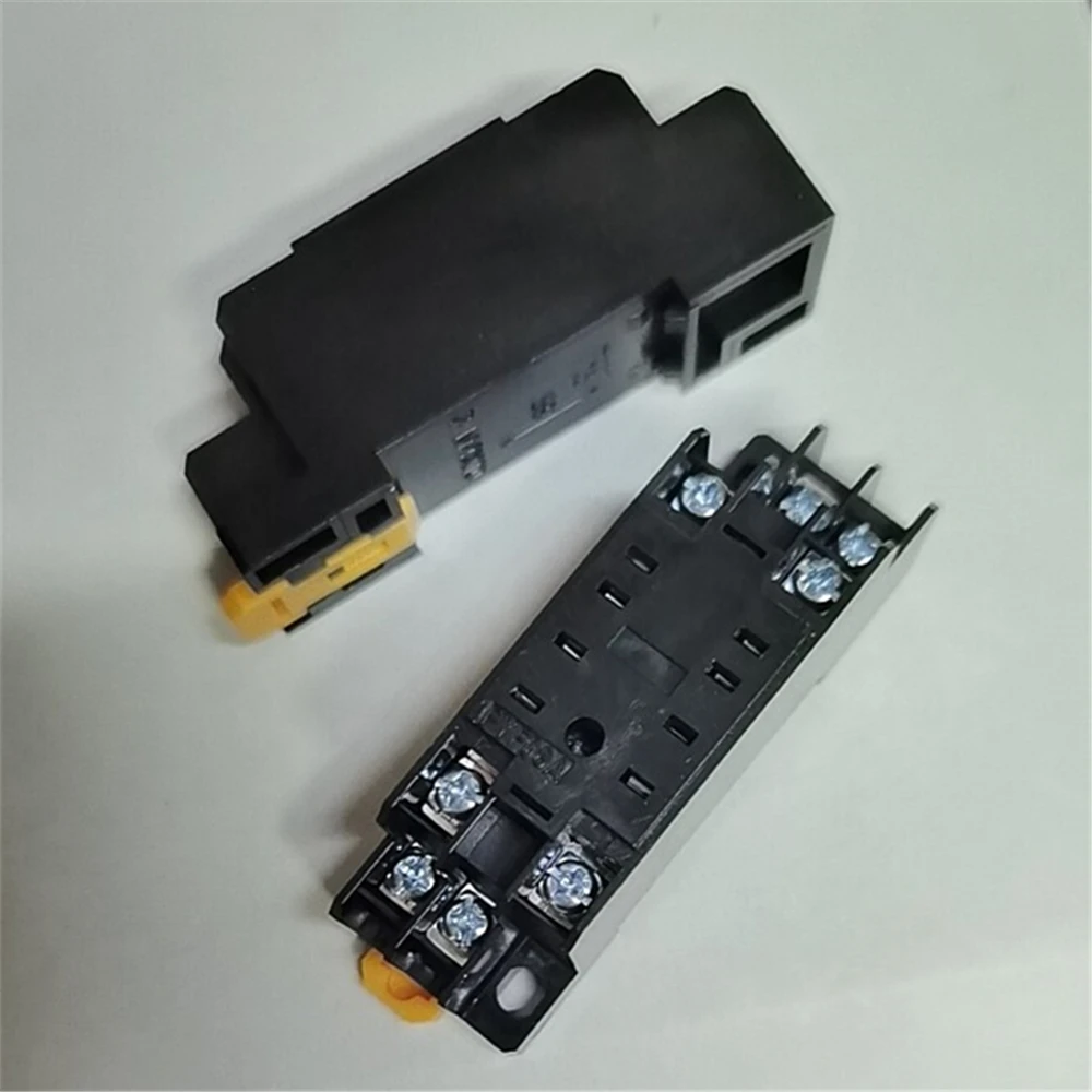 5Pcs MY2NJ HH52P Power Relay 8 Contact DIN Rail Socket Base PYF08A DYF08A
