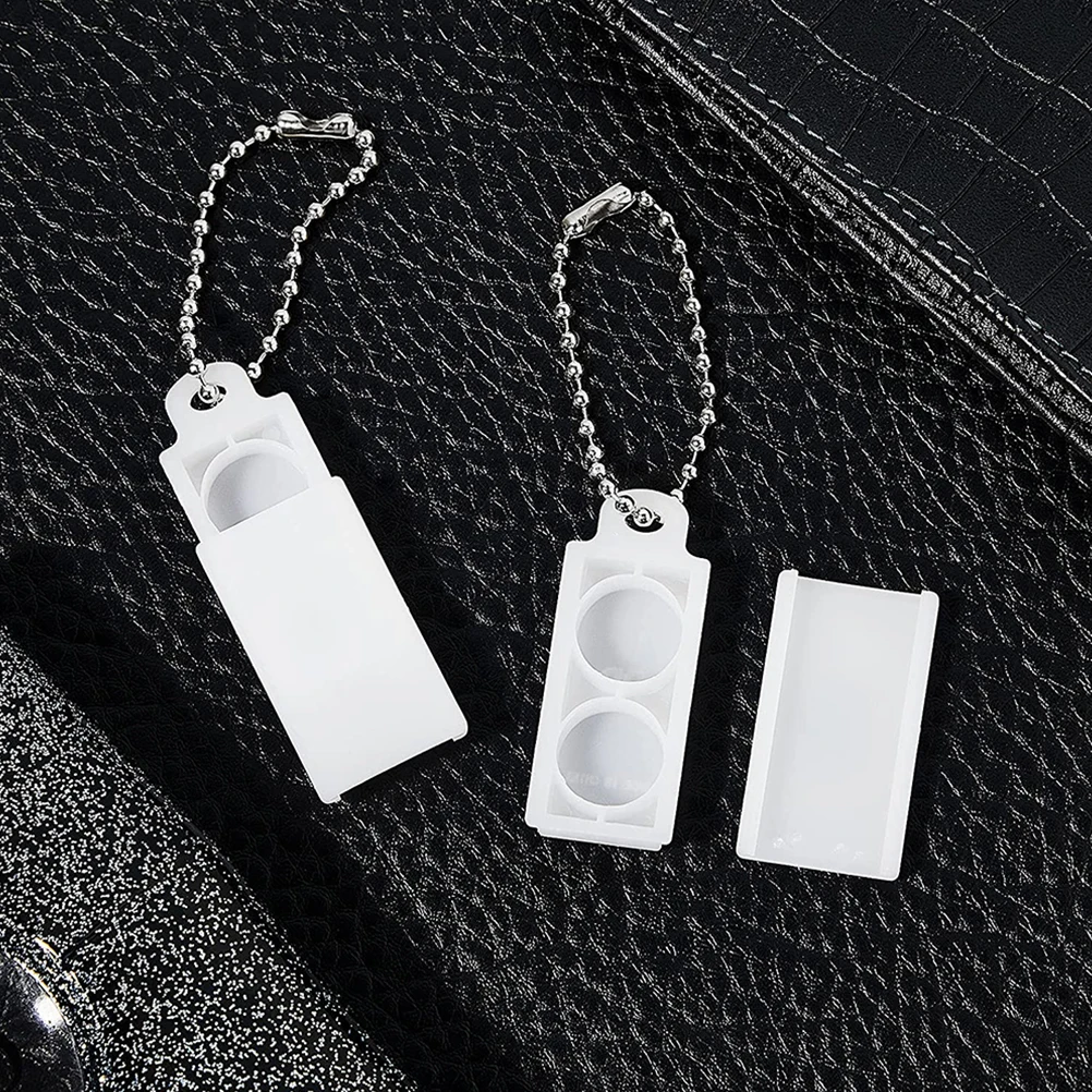 

10pcs Case Mini Storage Box Lightweight Portable Keychain Holder For 10 312 13 675 Button Cell Batteries