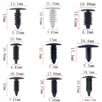 20Pcs For 5mm 6mm 7mm 8mm Universal Trim Panel Clip Plastic Screw Fasteners Auto Roof Tailgate Lining Rivet