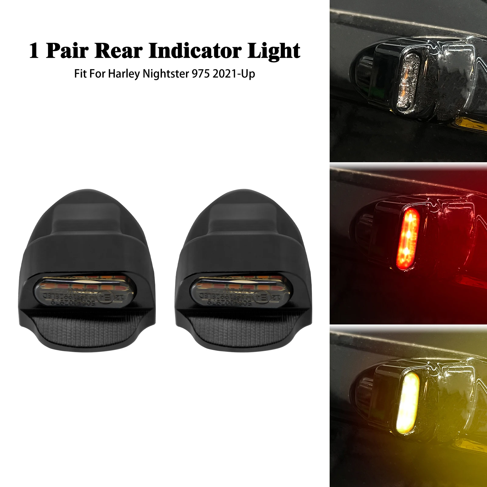 Motorcycle Parts LED Turn Signals Indicators Running Lights Brake Lights For Harley Sportster Nightster 975 2021-2022 2023