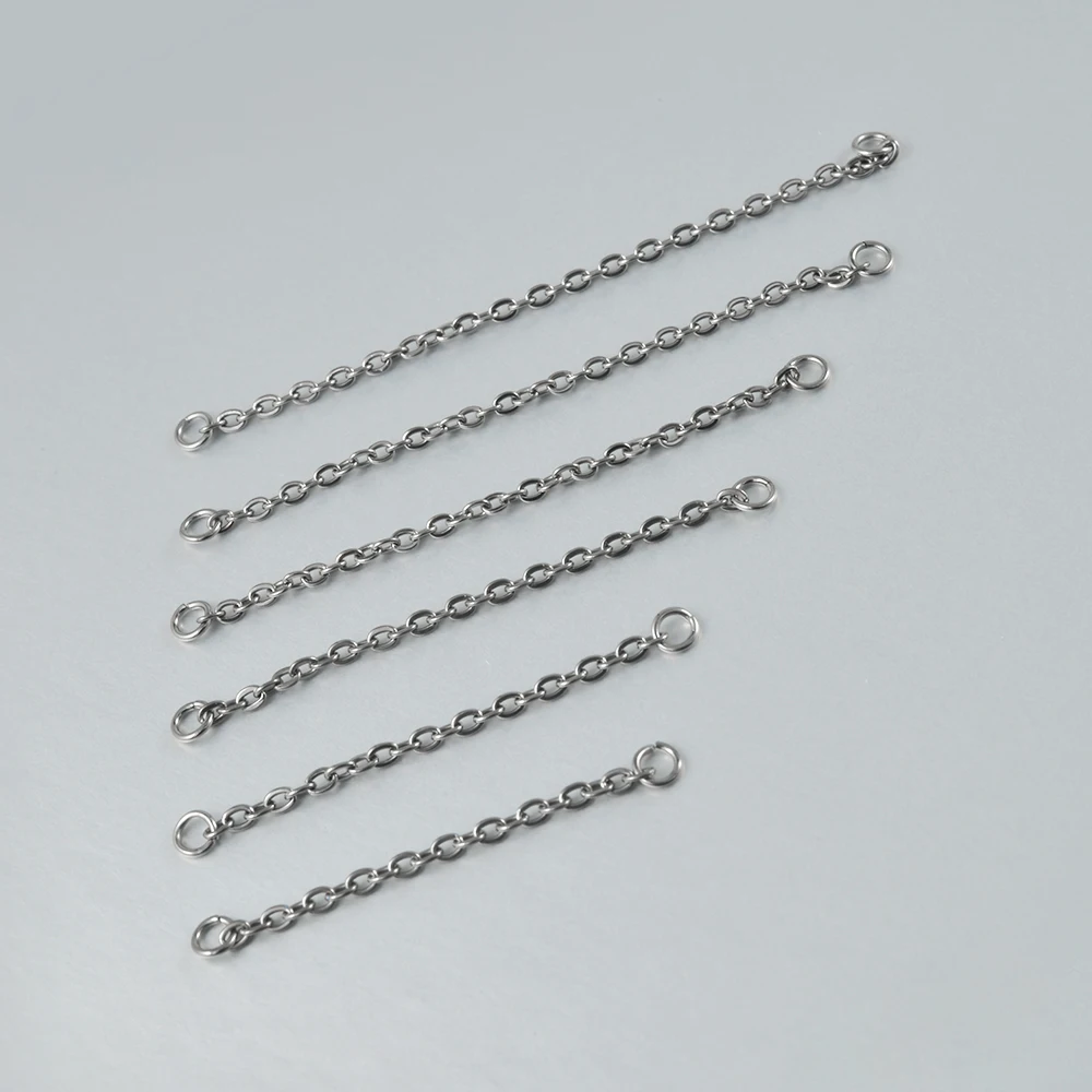 Dreamlee ASTM G23 Titanium Connector Chain For Nose Ring Hoop Clicker Cartilage Helix Body Piercing Jewelry Accessory