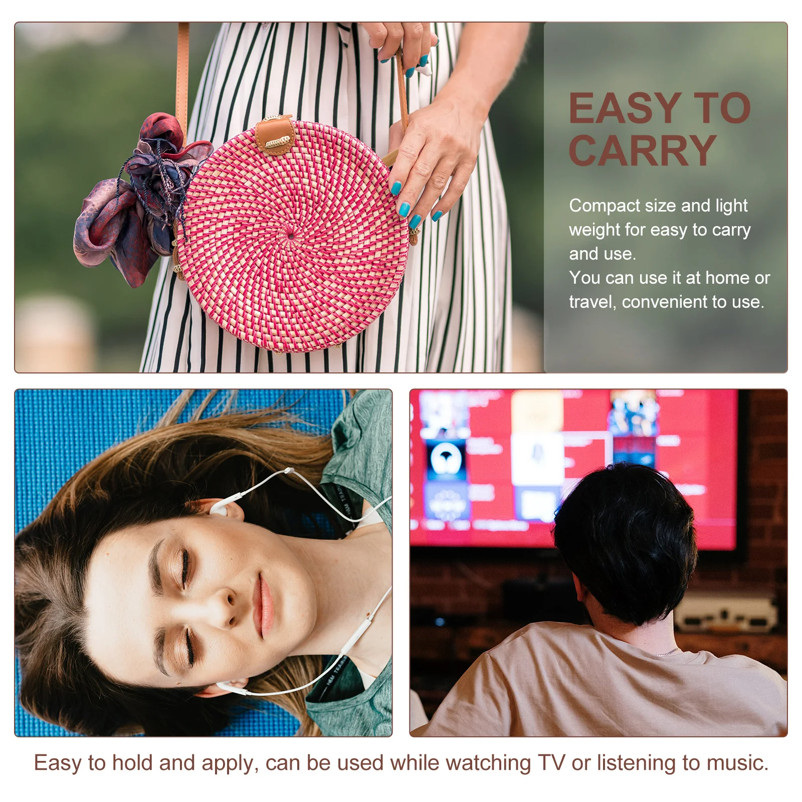 

3 шт., рефлексологическая палочка, легкий портативный деревянный массажный инструмент для спины, рук, лица, путешествий, удобный дизайн, удобная ручка