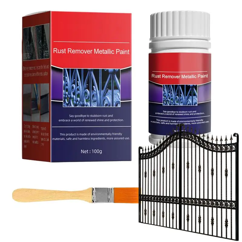 

Rust Converter For Metal Metal Rust Remover Renovator Paint With Brush Rust Converter Agent Multifunctional And Safe Rust