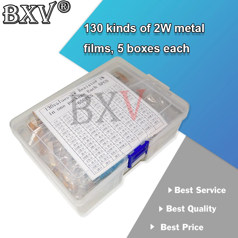 650Pcs/Set 2W 1% Me…