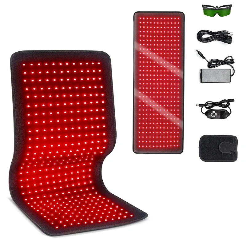 

Wearable Red&Infrared Therapy Belt – Large Heating Pad LED Beauty Device for Face & Body, Wrap for Shoulder Joint Muscle Relief