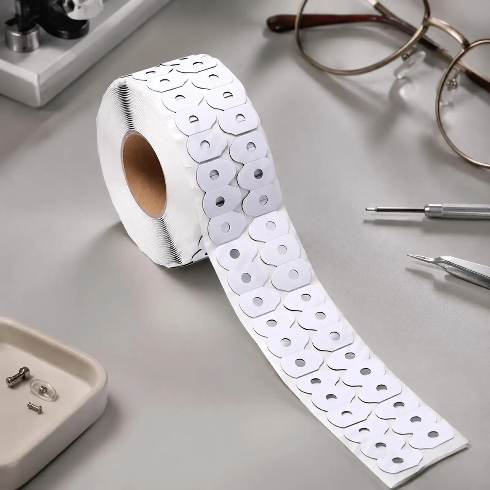 Glasses Grip Sticker Paper Roll for Optical Adjustment Anti Slip Eyeglass Pad for Nose Pads Hinges