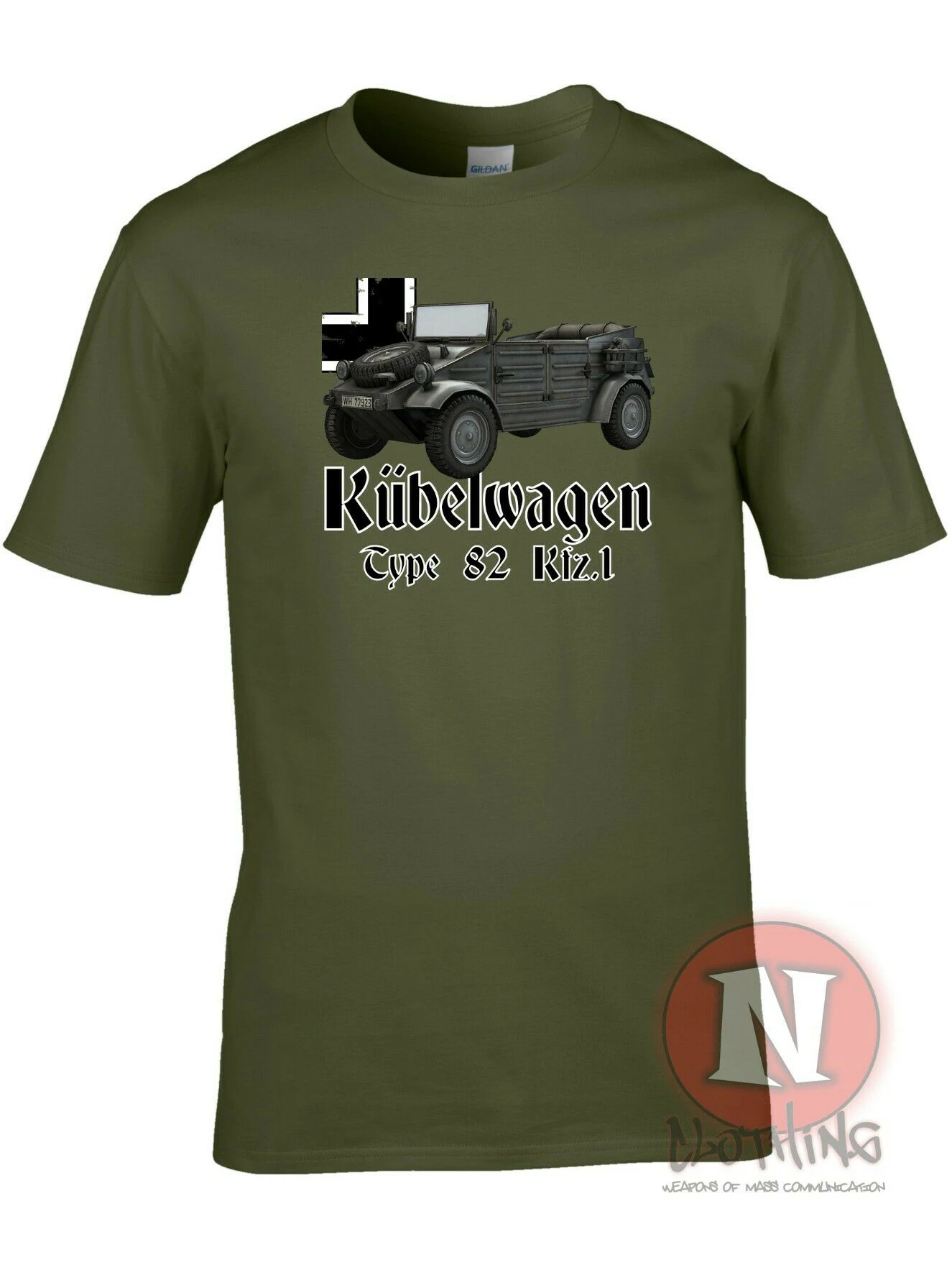 Kubelwagen Type 82 WW2 German Military Vehicle T Shirt. New 100% Cotton Short Sleeve O-Neck T-shirt Casual Clothing Mens Top