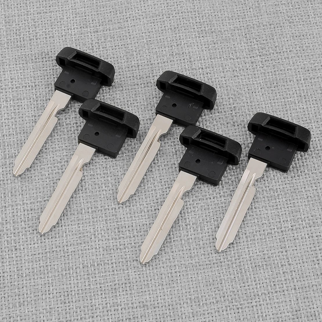 New 5Pcs Uncut Insert Emergency Key Blade Durable Fit for Mitsubishi Outlander 2023 2022 2021