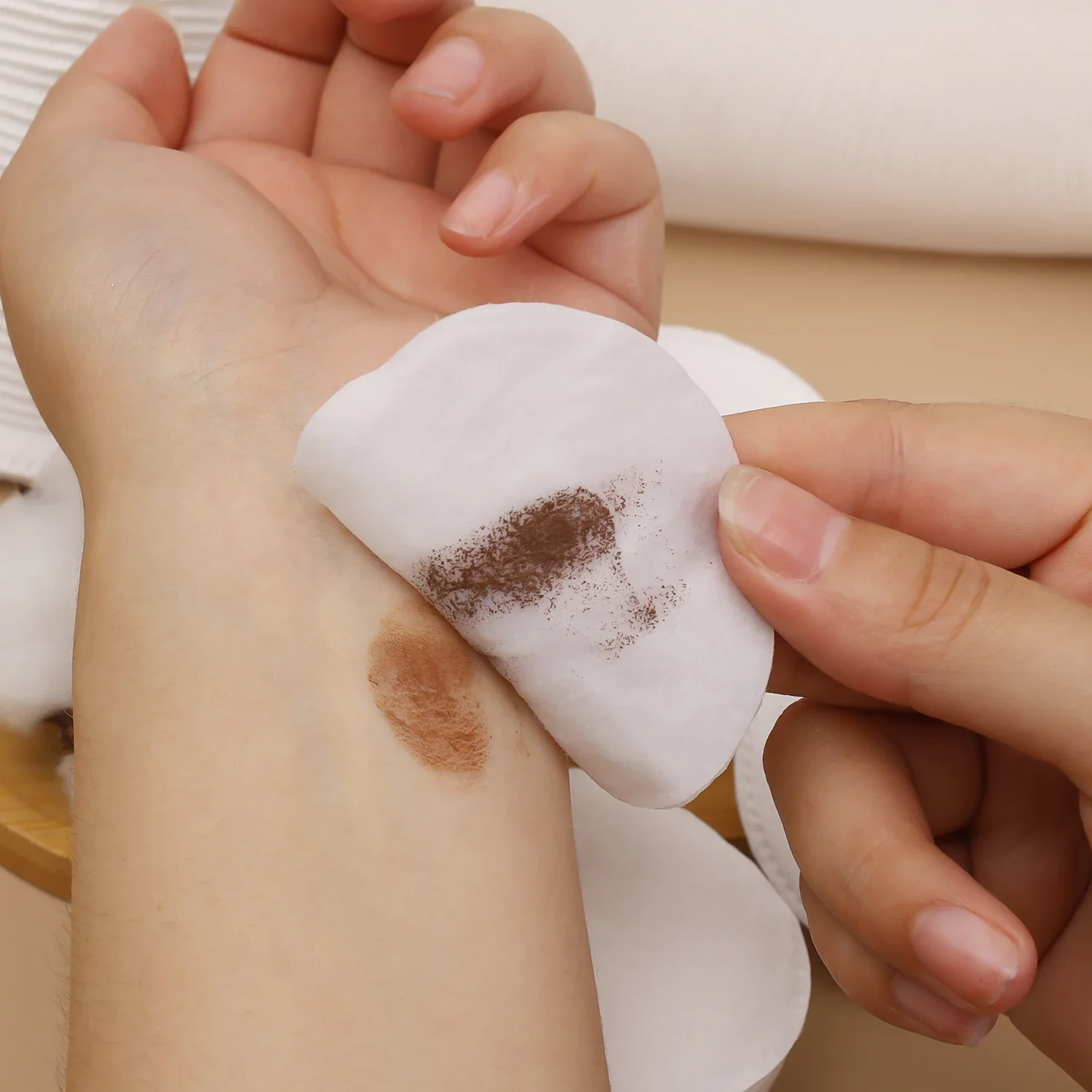 Einweg doppelseitige kosmetische Wattepads weiche atmungsaktive runde tägliche Gesichtsreinigung Make-up Nagellack entfernen Pads Werkzeuge