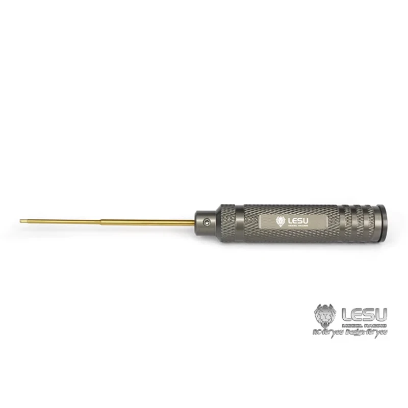 LESU 1,5-mm-Sechskant-Schraubendrehergriff, abnehmbares Metallwerkzeug, universell für RC-Modelle von Tamiya LKW, Bagger, Lader – Detail 1