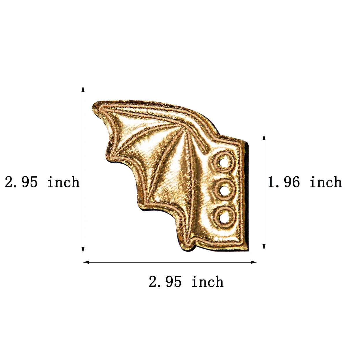 Halloween Party Bats Wings Shoes Charms Accessory Boots Bat Wings Lace Up Sport Shoes Wings DIY Skate Punk Shoe DIY Decorations
