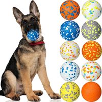 Bite Resistant Solid Dog Ball Toys for Small Dogs High Elasticity E-TPU Pet Chew Ball Toy Non Squeak Interactive Puppy Toy