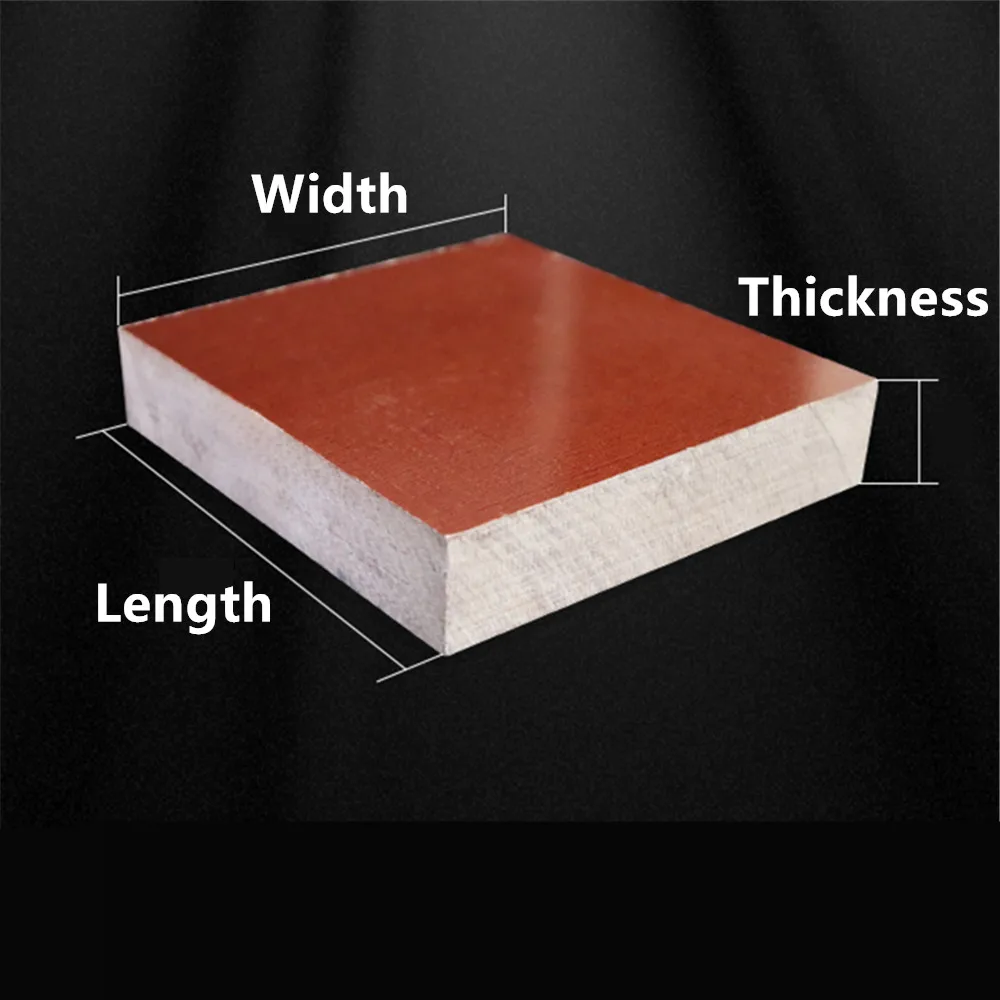 Bakelit-Platte 100x150x8 Mm – Isoliert, Antistatisch, 1 Stück, Orange