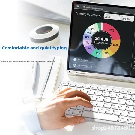 iPad, teclado tablet Bluetooth, sem fio, universal para todos os dispositivos, teclado silencioso, portátil, fino e leve, teclado simples