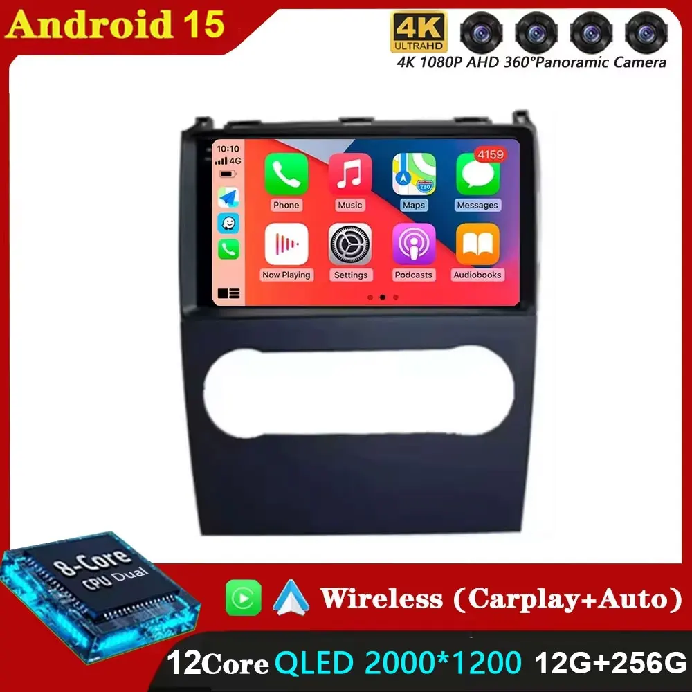 

Android 15 GPS Car radio Multimedia Head unit For Mercedes Benz B200 A B Class W169 A160 A180 A200 A220 2009-2012 BT Radio 4G
