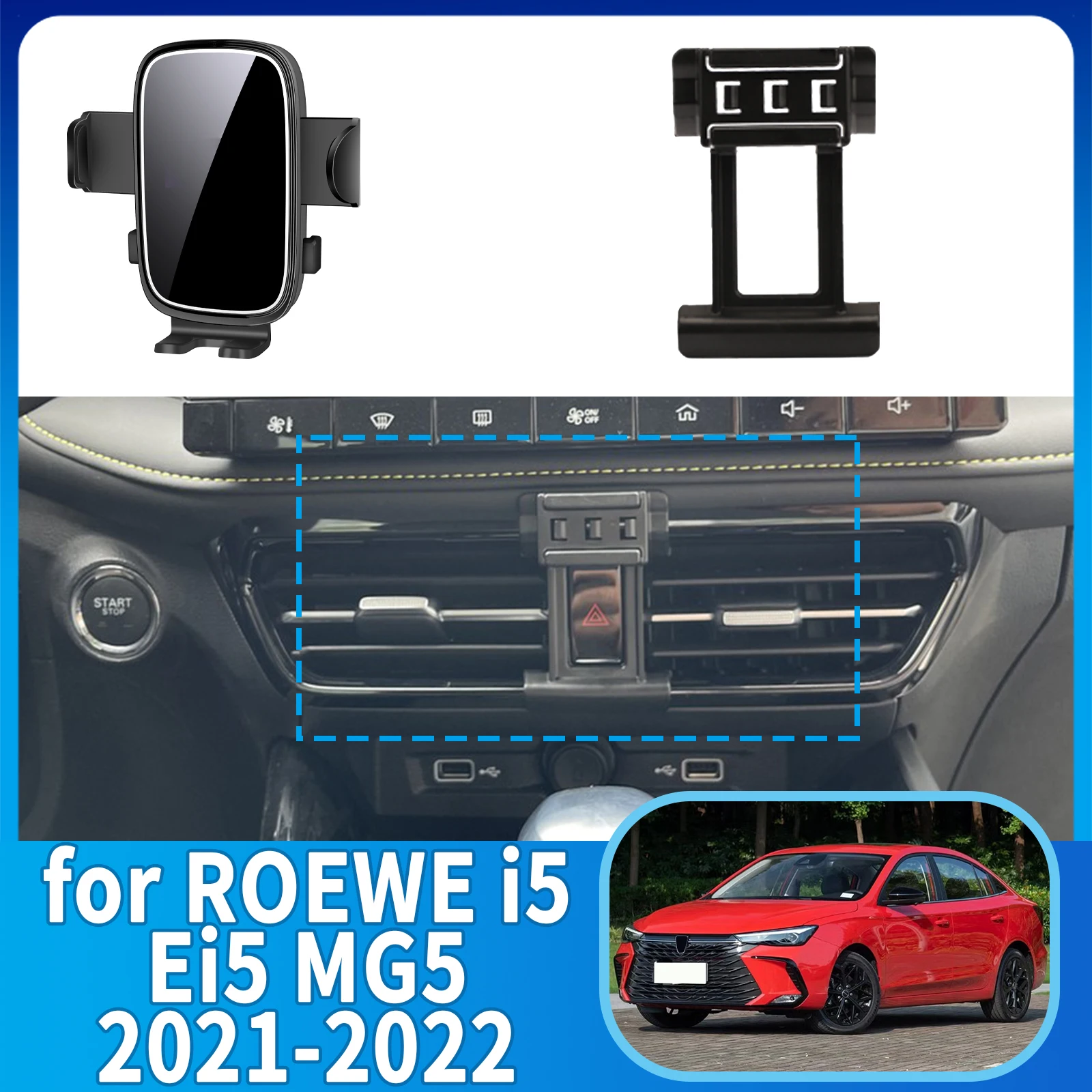 

fit for ROEWE i5 Ei5 MG5 2021 2022 Phone Holder, Dashboard Screen Mount Bracket Easy Installation​​ Car accessoires
