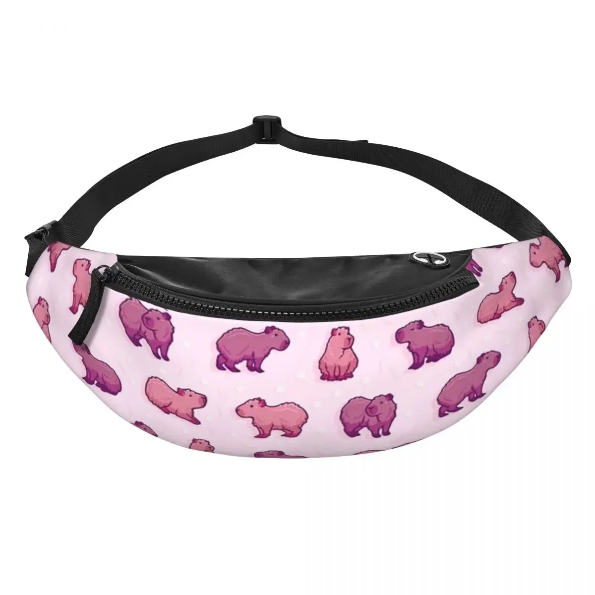 Cool Lovely Capybara Fanny Pack para viagens e caminhadas, Crossbody Waist Bag, Phone Money Pouch, Bolsa de animais para mulheres e homens