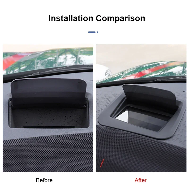 For Mini Countryman U25 2024 2025 Car HUD Display Protective Cover Head Up Display Protective Frame for Mini U25 Accessories