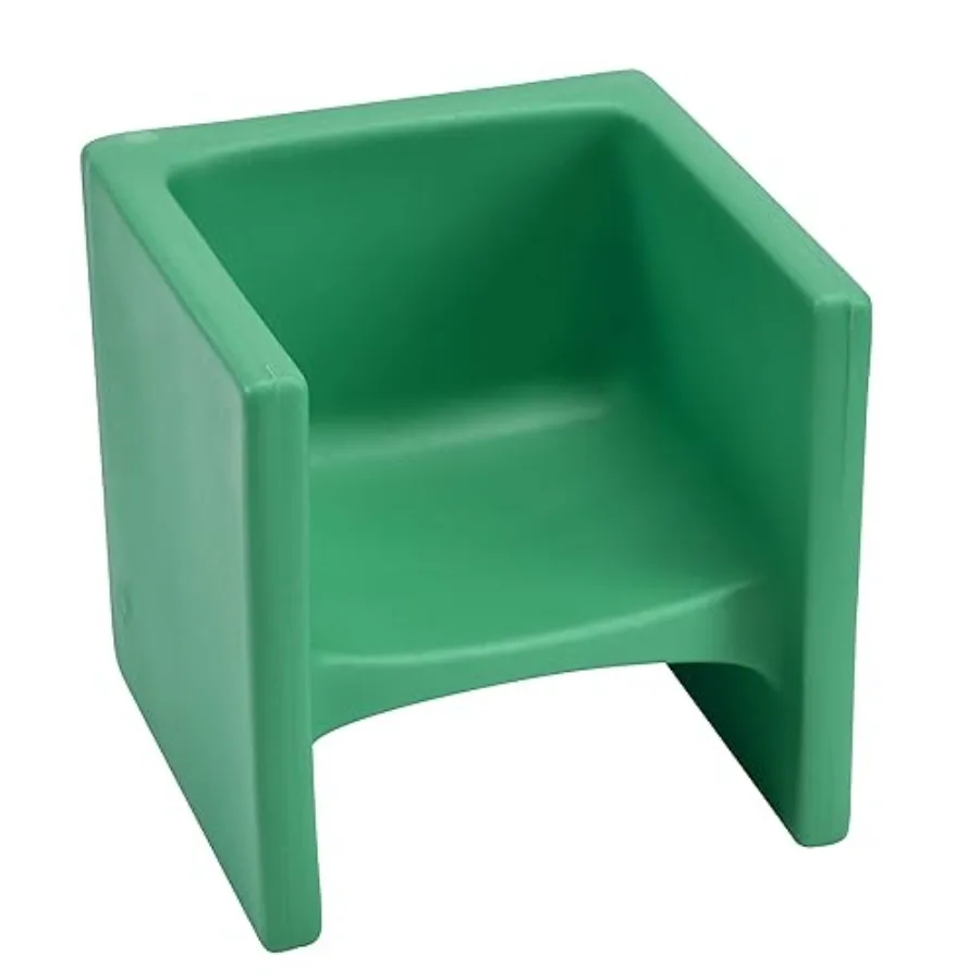

3-in-1 Cube Chair for Flexible Seating Classroom Furniture 1-Pack Green