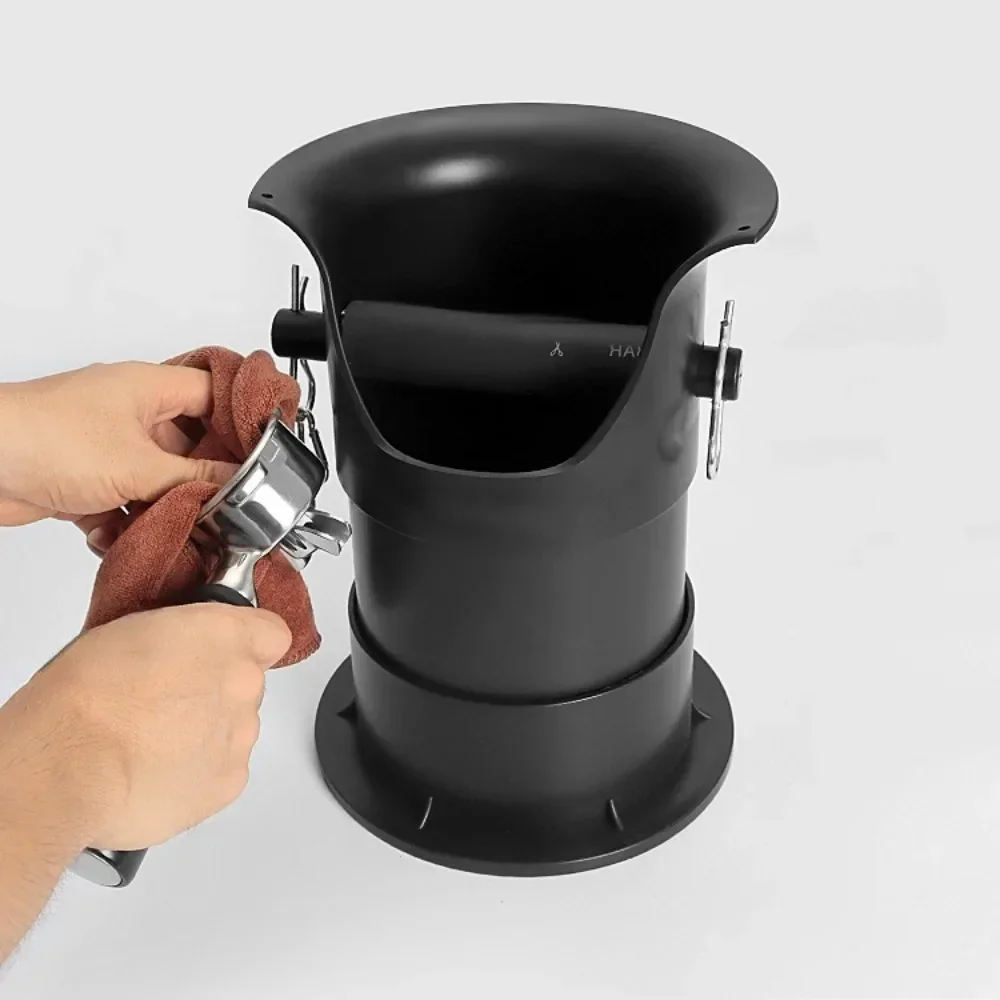 

Coffee Knock Box Espresso Grounds Container Dump Bin Bucket Anti Slip Powder Beveled Residue Barista Accessories Maker Tool
