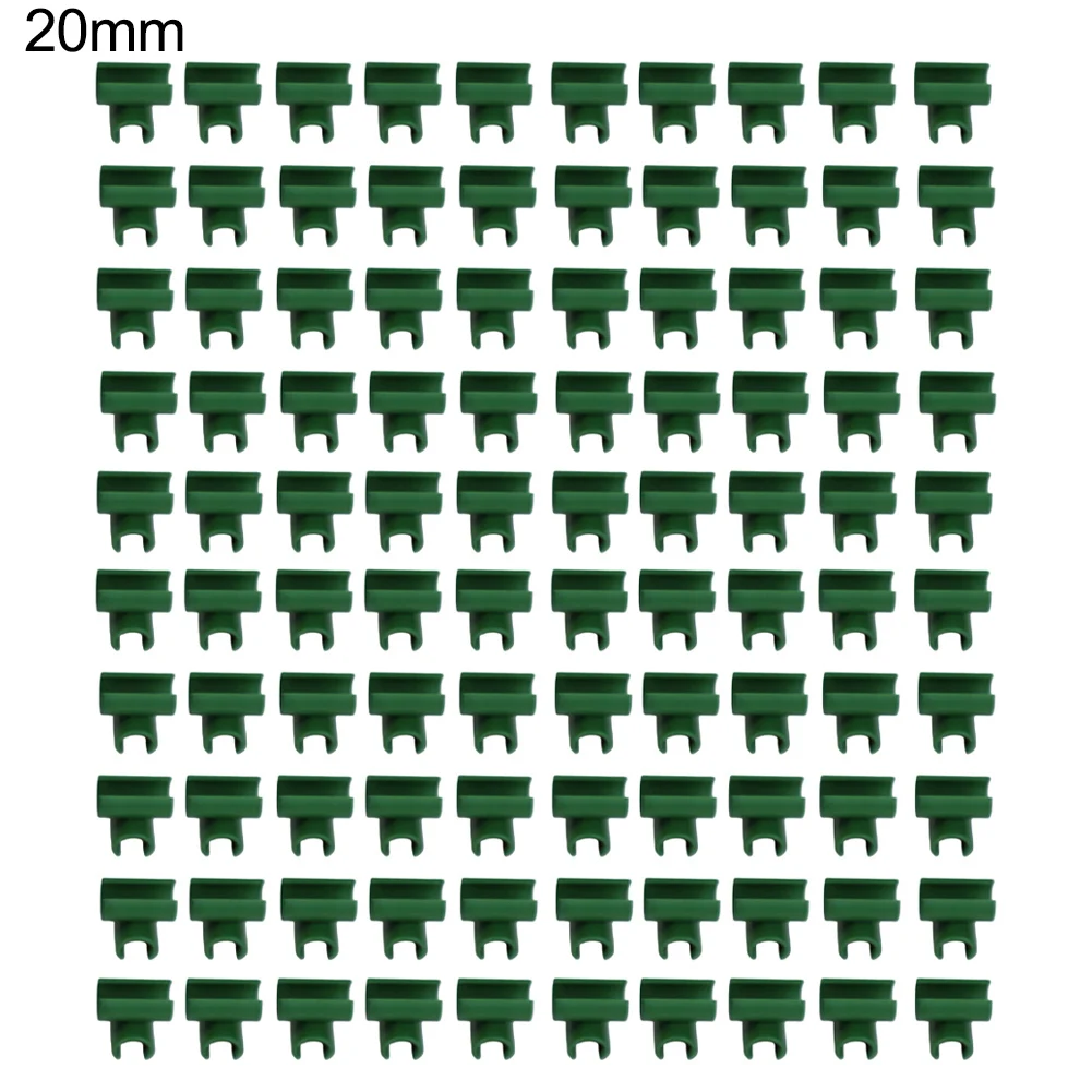 100PCS Rotatable Rod Connector Clips for Garden Trellis Support and Customizable Stake Connections to Build Plant Frames