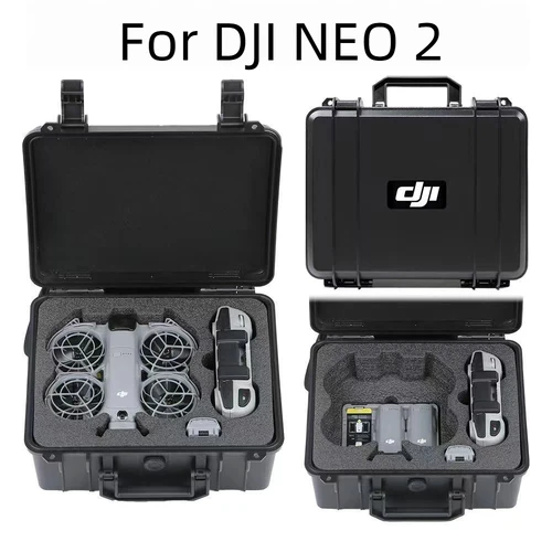 Adecuado para funda protectora DJI NEO2, estuche de transporte combinado DJI neo2 Fly More, bolsa para drones de mano