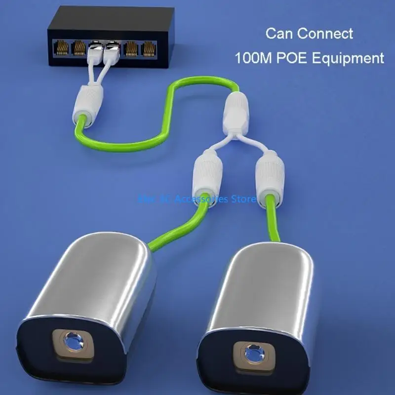 Y51A High-performance PoE Splitter Waterproof Cable Splitter 1 to 2 Adapter