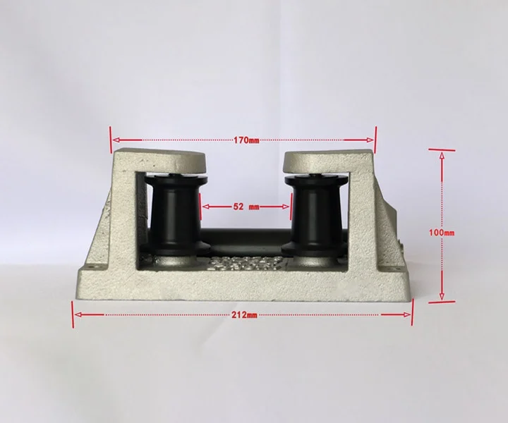 

212mm Base Marine Fairlead Double Roller Mooring Fairlead Marine Hardware for Yacht Fishing Boat