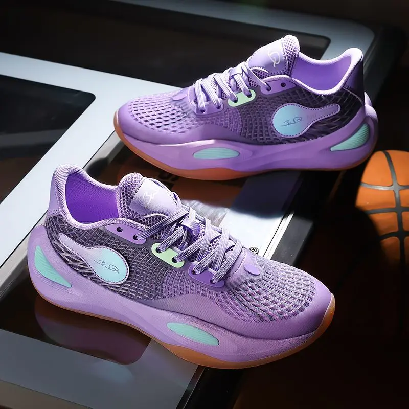 Original Brand Unisex Basketball Trainers Top Wear Sports Shoes 36-45 Youth Low Ankle Basketball Shoes