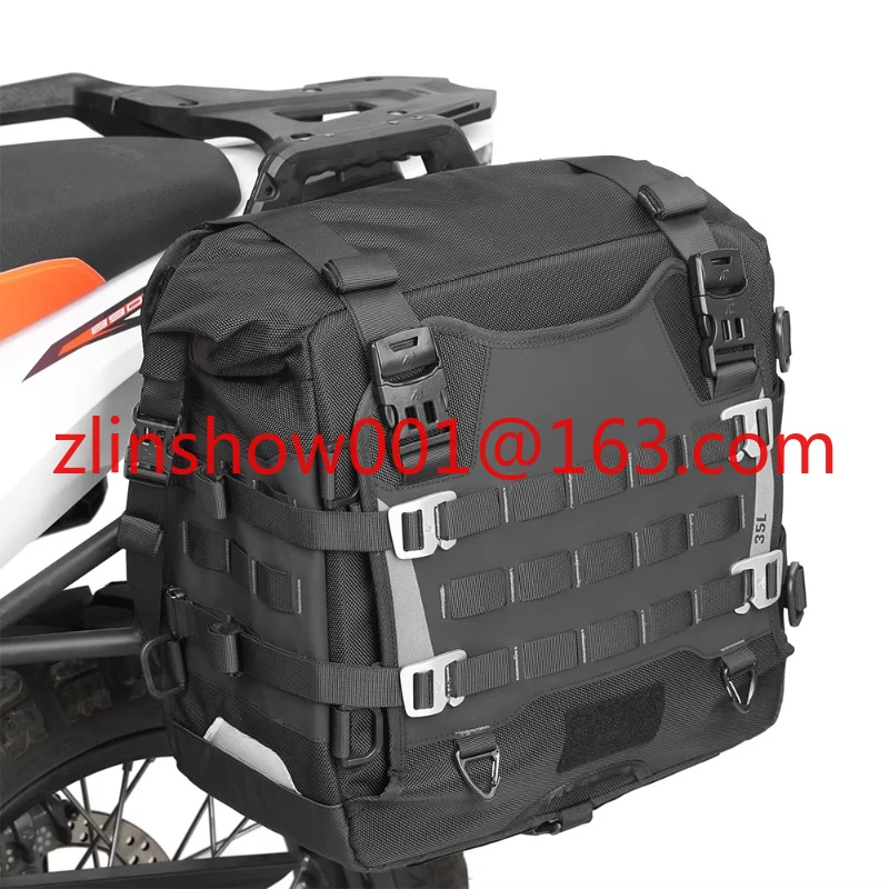 Motorcycle Quick Release Side Bag, Mechanical Series 35 Liter Side Frame Luggage, for Motorcycle Travel