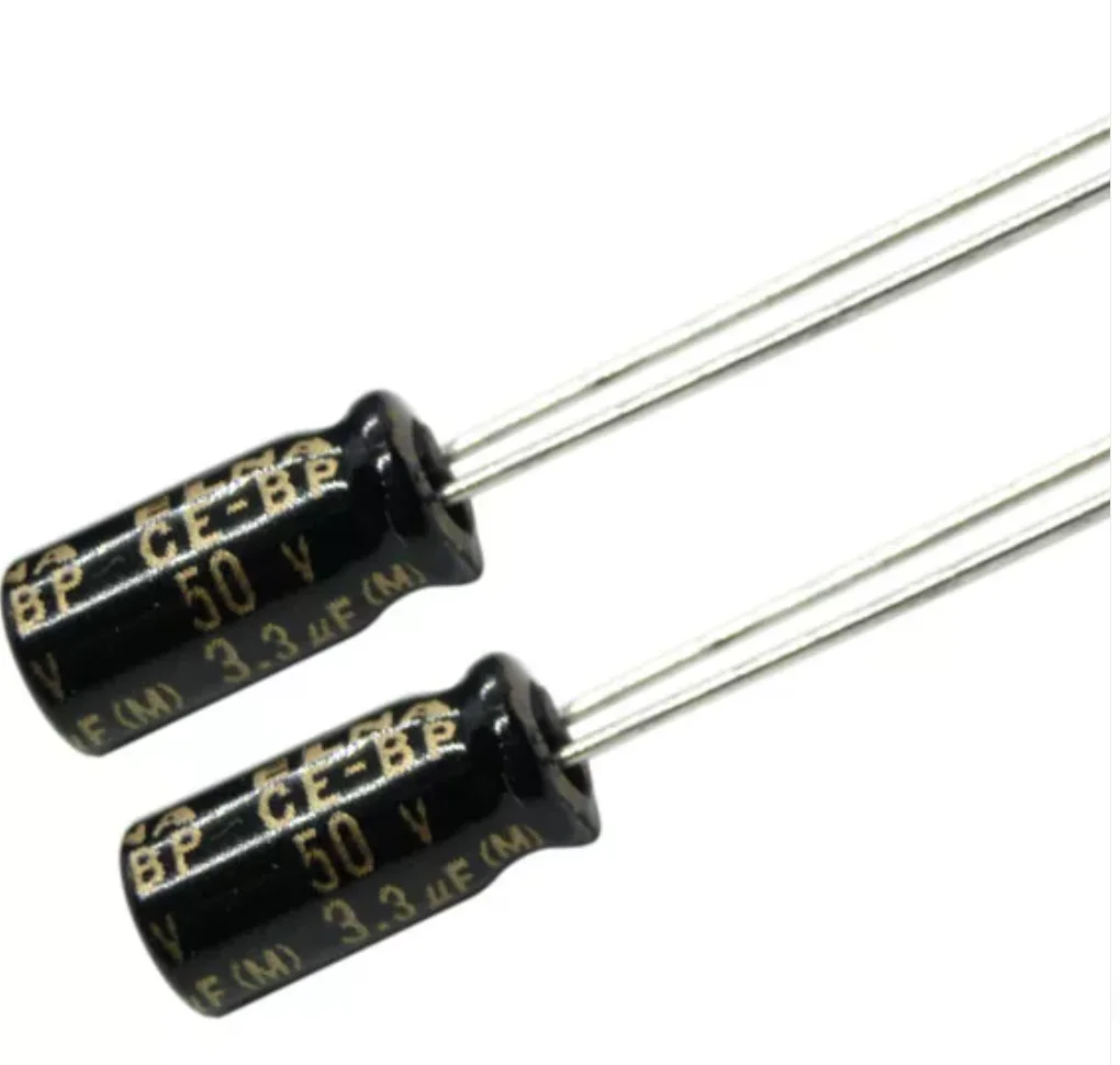 50PCS .Authentic ina /EL.NA RBD 50v3.3uF CE-BP electrodeless audio fever electrolytic capacitor 5*11mm