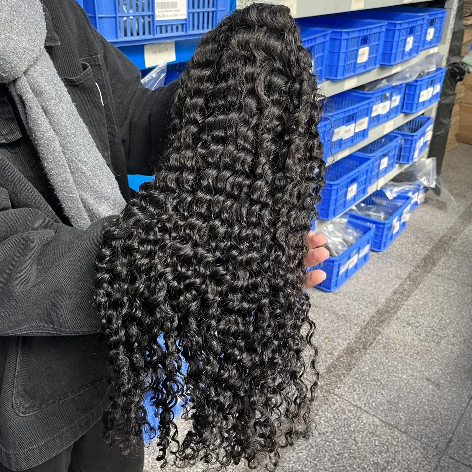 250% vorgeschnittene Loose Deep Wave Frontal Perücken 7x5 13x4, kleberlose Echthaarperücke, sofort tragbar, 13x4 13x6 Water Curly HD Lace Front Perücken, vorgezupft, 30-36 Zoll, unbehandelte Echthaarperücken für Frauen, gebleichte Knoten, im Angebot. – Detail 1