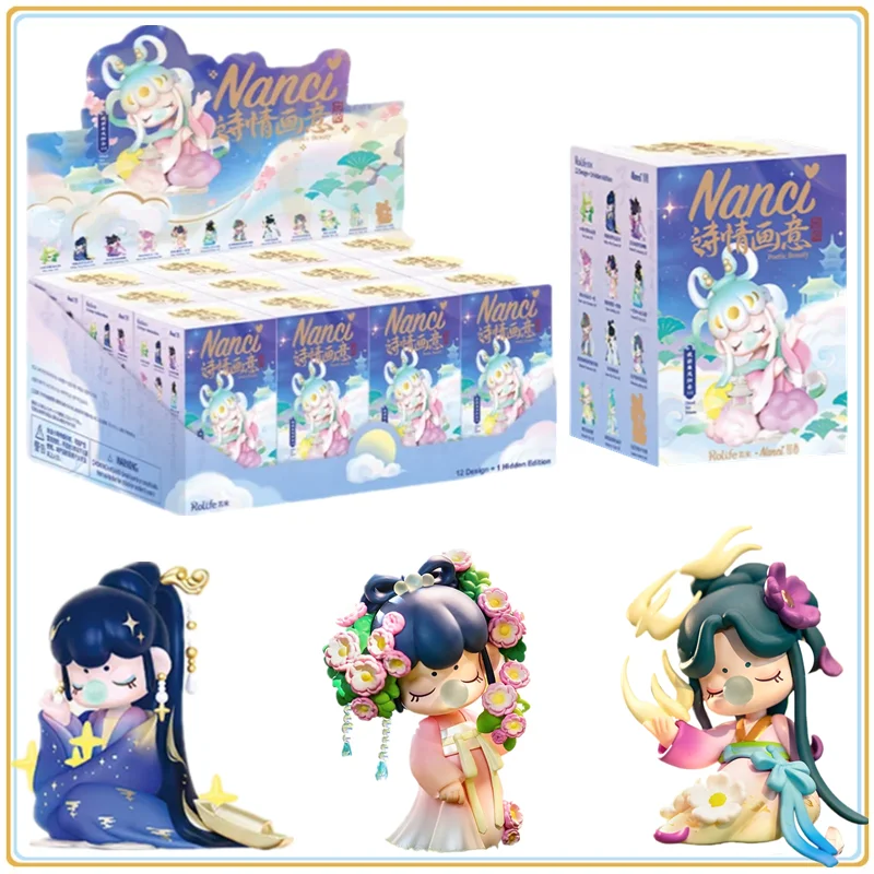 

Оригинальный Robotime Rolife Nanci Poetic Beauty слепая коробка фигурки куклы игрушки коробка-сюрприз леди милые игрушки подарки