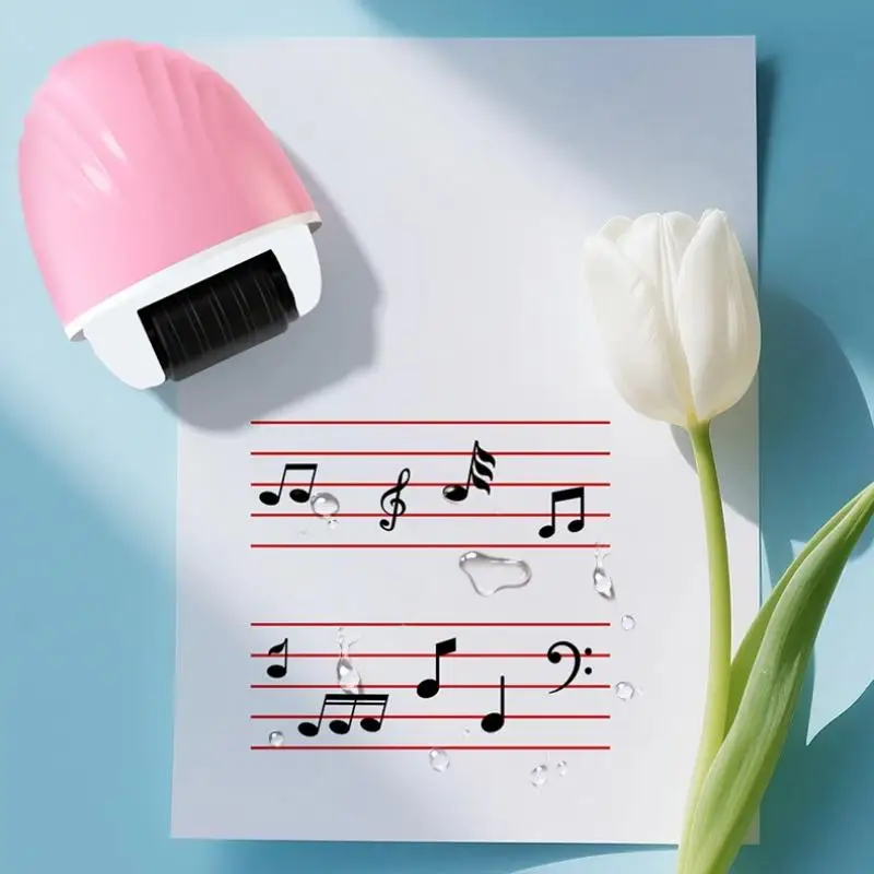 بخط بخط اليد ختم الأسطوانة الموظفين الأسطوانة ختم أداة تعليم الموسيقى طالب النتيجة بمناسبة الموسيقى النتيجة الطباعة لوازم أداة #3