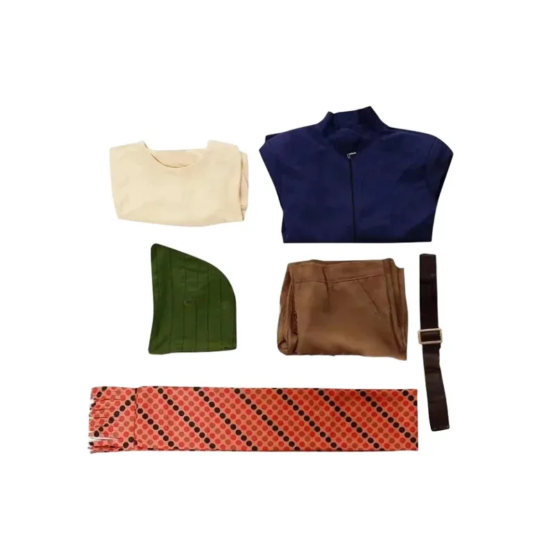 لعبة بدوره إلى يموت شين تسوكيمي زي الهالوين التأثيري شعر مستعار يشمل وشاح قبعة مجموعة كاملة؛ 3، d'6.r؛ 8'w،