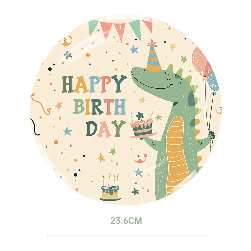 Cartoons Dinosaurier Geburtstag Party Supplies Einweg Party Teller Servietten Tischdecken Tassen Kinder Geburtstag Geschenke Baby Dusche – Detail 3