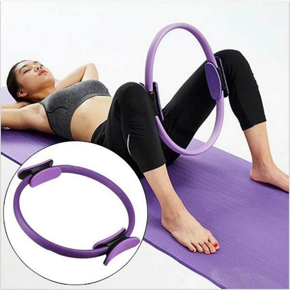 Pilates Circle Yoga Fitness Ring Circle Home Gym Workout Pilate Accessories Exercise Resistance Elasticity Yoga Fitness Ring