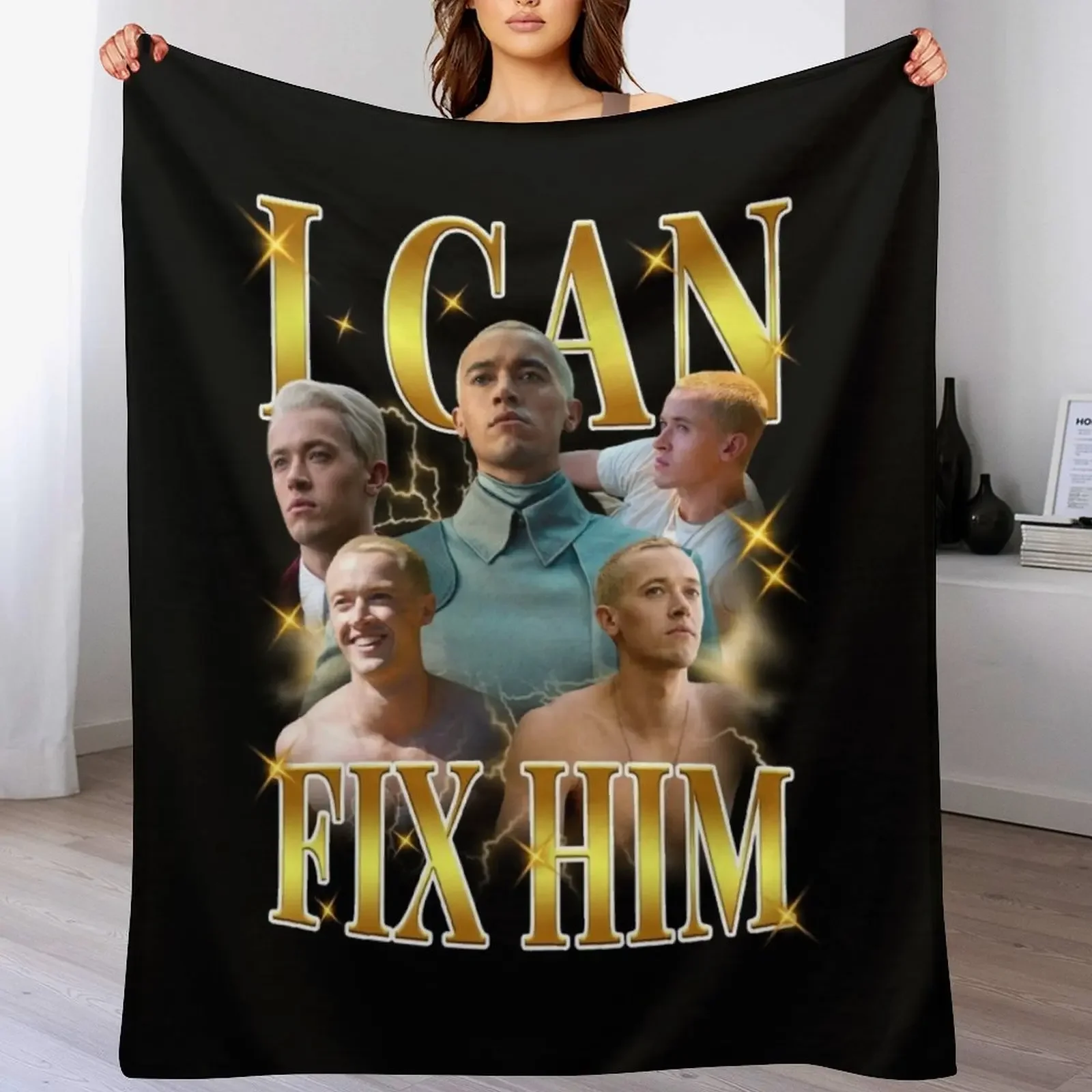 

Coriolanus Snow I Can Fix Him Hunger Games Throw Blanket wednesday For Sofa Thin Summer Blankets Sofas Of Decoration Blankets