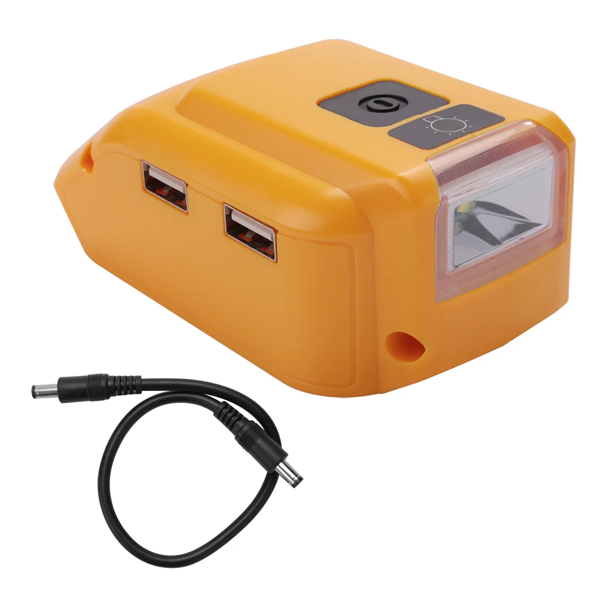 DCB090 Battery Adapter DCB090 Power Source Charger Converter for DeWalt 18V 20V Max Lithium Battery with DC Port