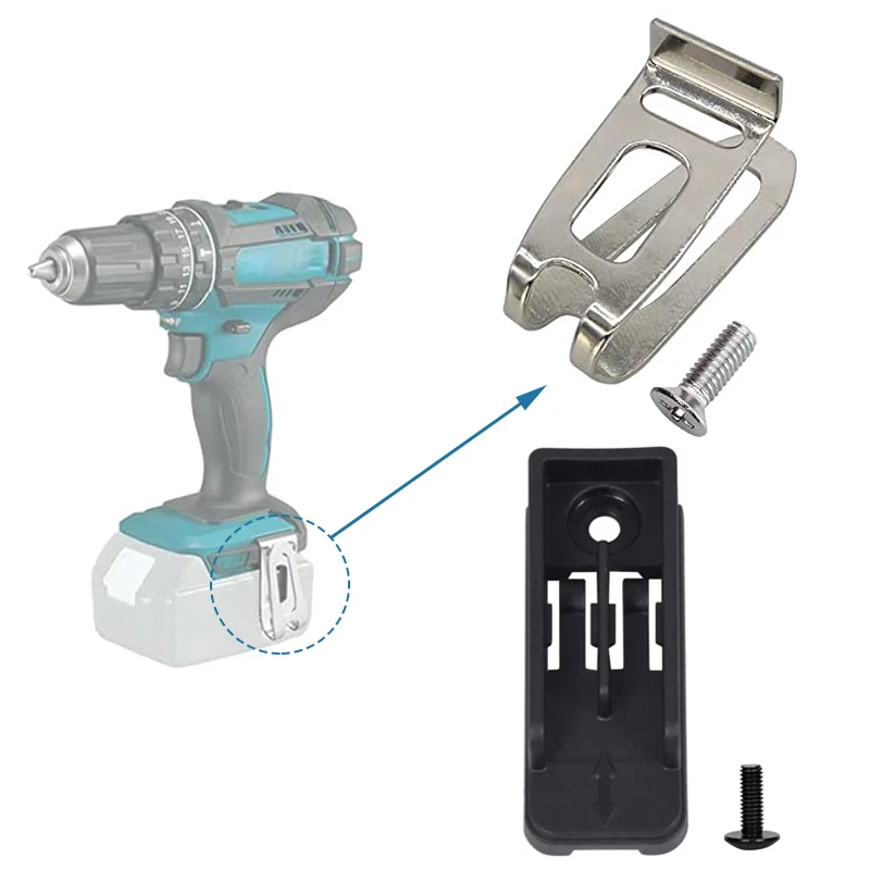 

Зажим для ремня Держатель для бит с винтом для беспроводных дрелей Makita 18 в держатель для бит ударного привода аксессуары для электроинструментов