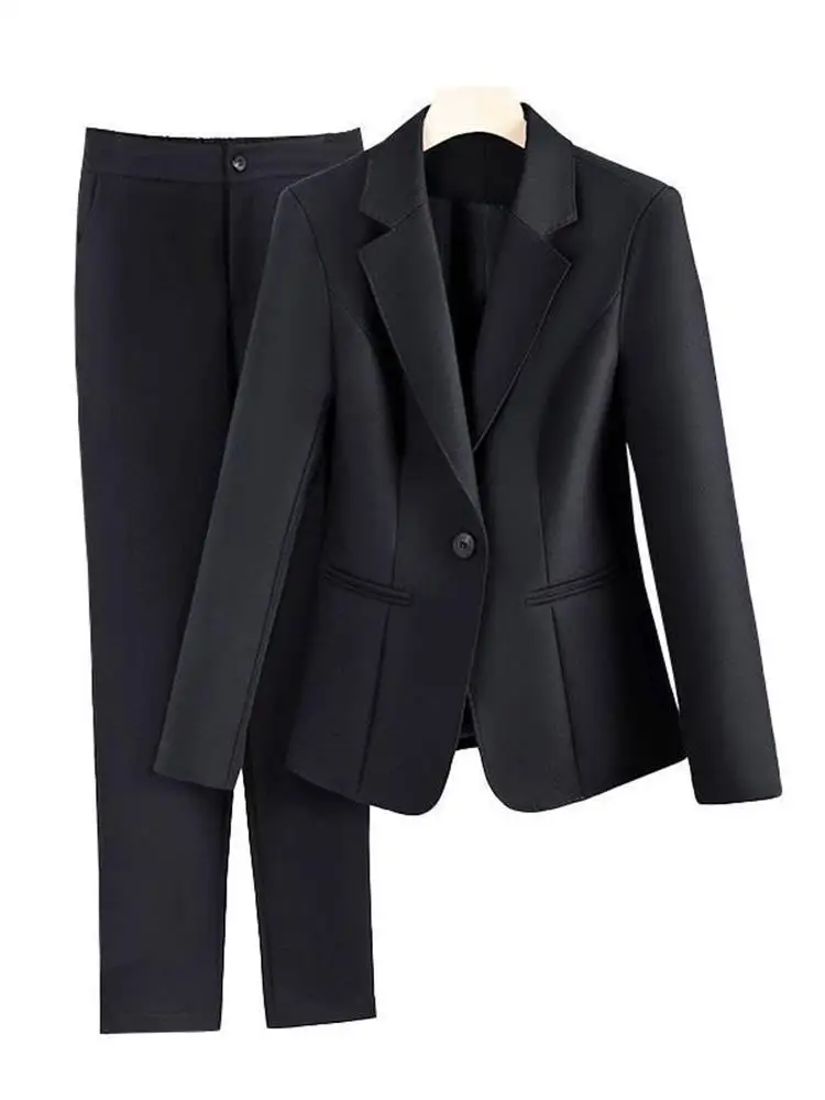 

Bla Suit Jaet Женская официальная рабочая одежда ort Size Hotel Manager orm Высококачественное весенне-осеннее пальто в стиле вестерн