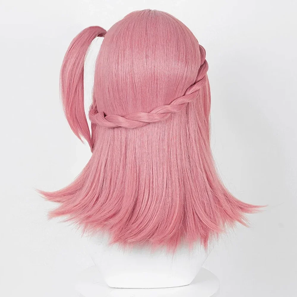 RANYU Honkai Star Rail Asta Wigs Synthetic Long Straight Pink Game Cosplay Hair Heat Resistant Wig For Party