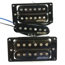 NEW Wilkinson Humbueker Double Row Open Electric Guitar Humbueker Pickups Set Black Made IN Korea