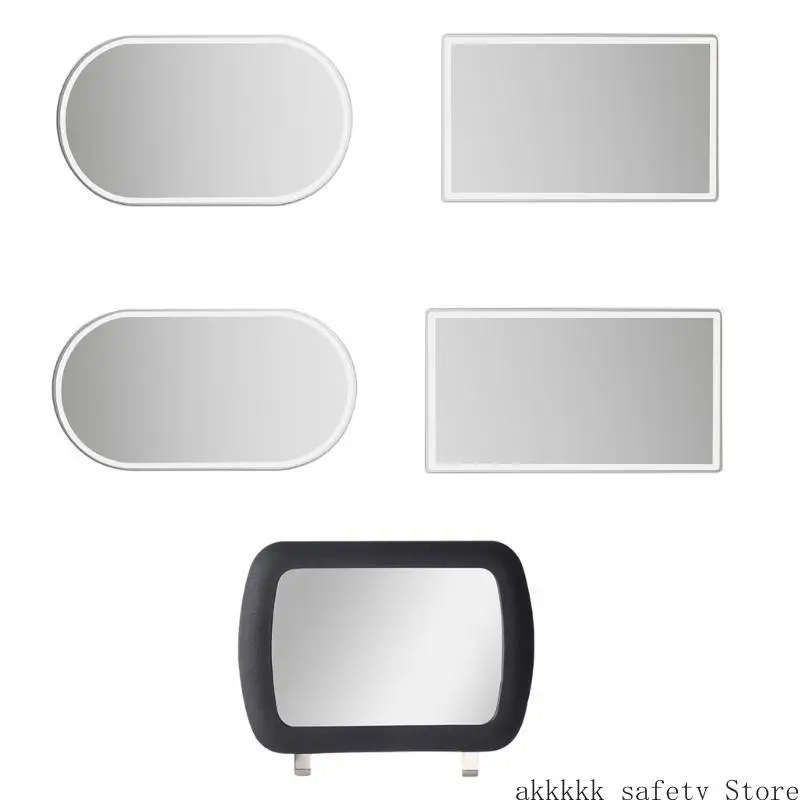 

XXFF универсальное самоклеющееся косметическое зеркало для интерьера автомобиля косметическое зеркало автомобильные козырьки для
