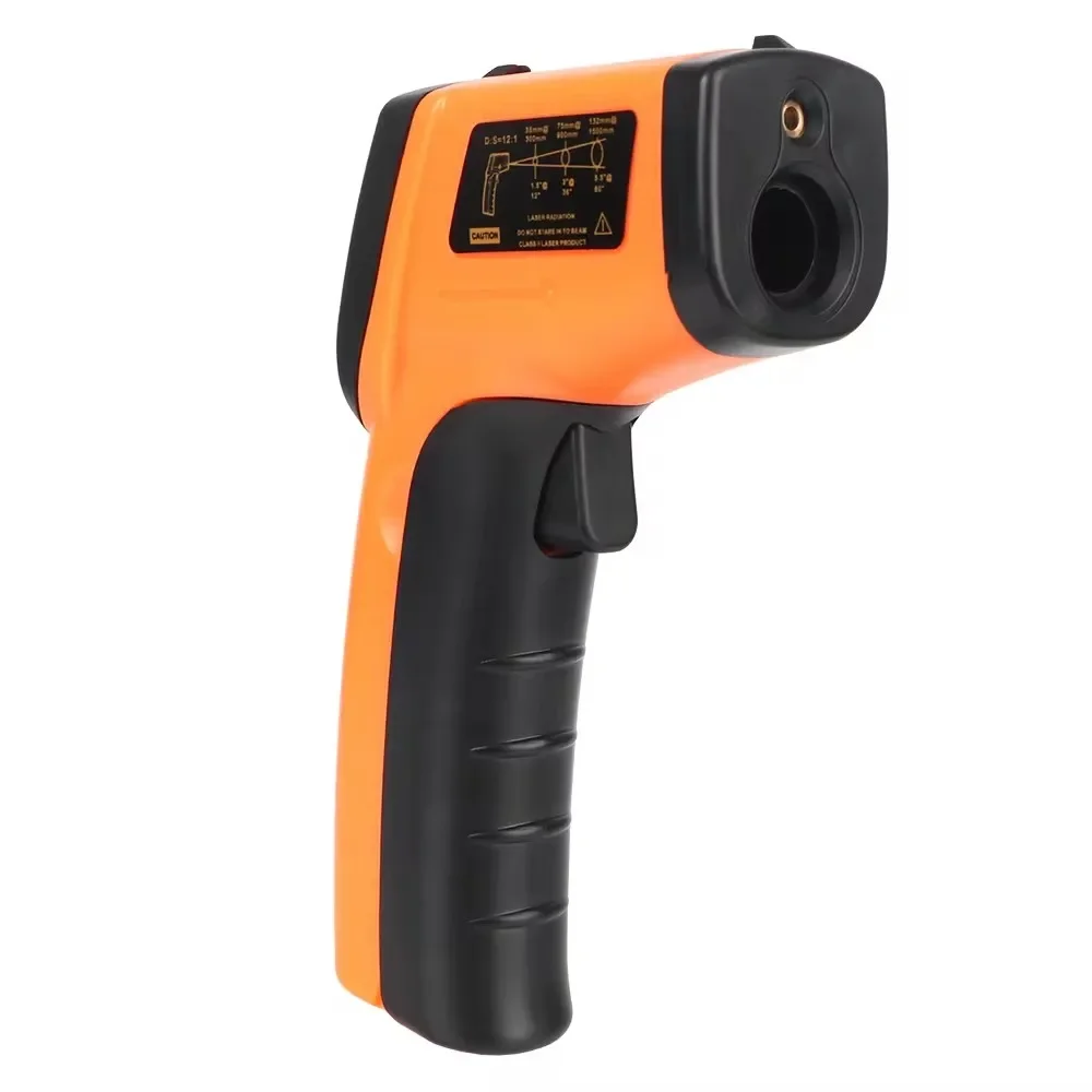 

HEDAO GM320 Ручной цифровой -50 ~ 380C C/F лазерный измеритель температуры Пистолет Промышленный инфракрасный пирометр Бесконтактный термометр IP67
