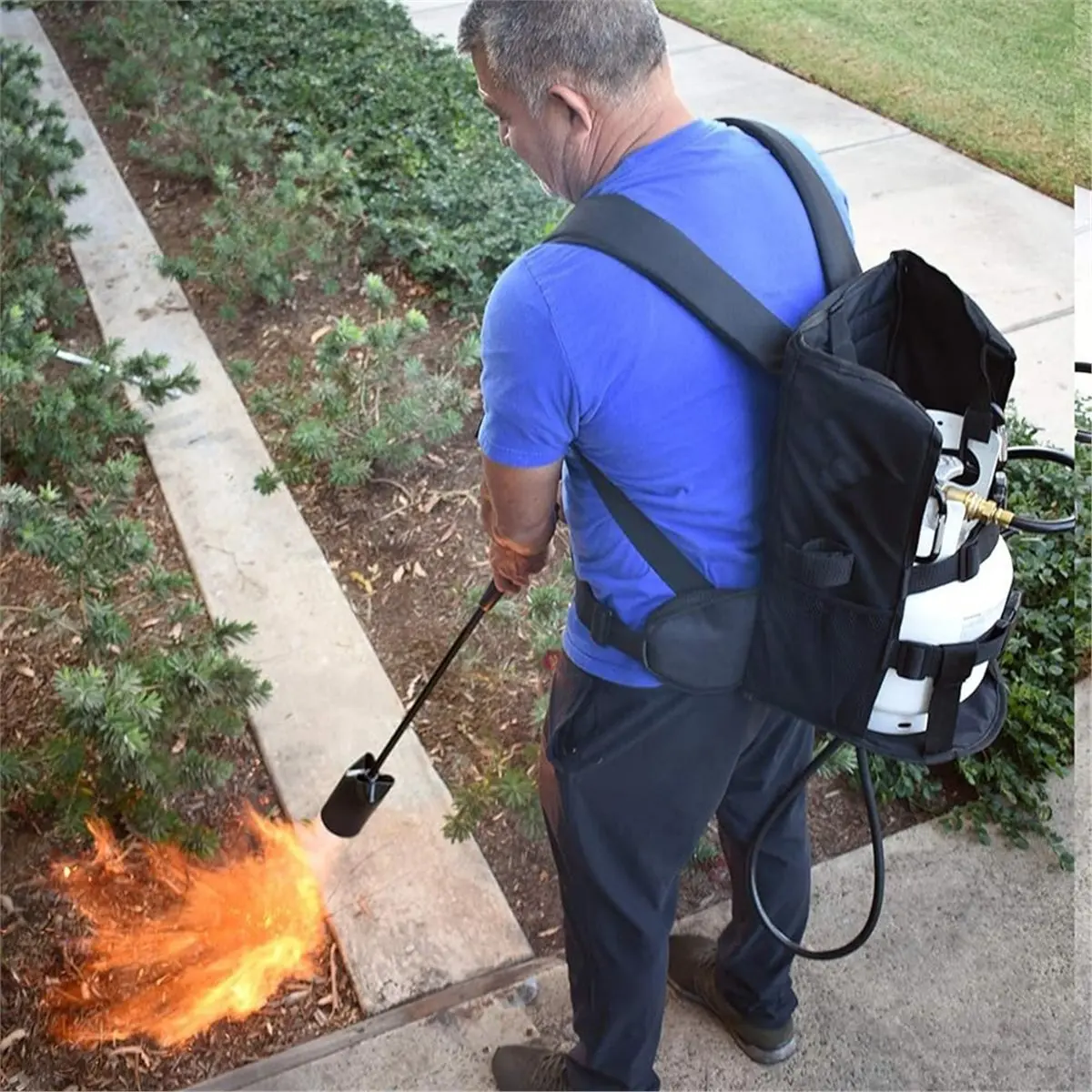 Propane Tank Backpack Carrier for 5LB or 10LB Cylinders - Comfortable Backpack-Style Cylinder Bag
