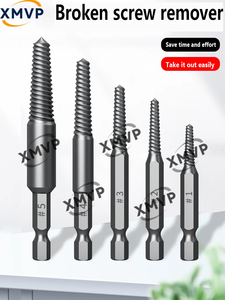 

Съемник шестигранной ручки для сломанных винтов, ржавчины, обратной резьбы, метчика, ремонта зачищенной резьбы, универсального инструмента, высокая прочность