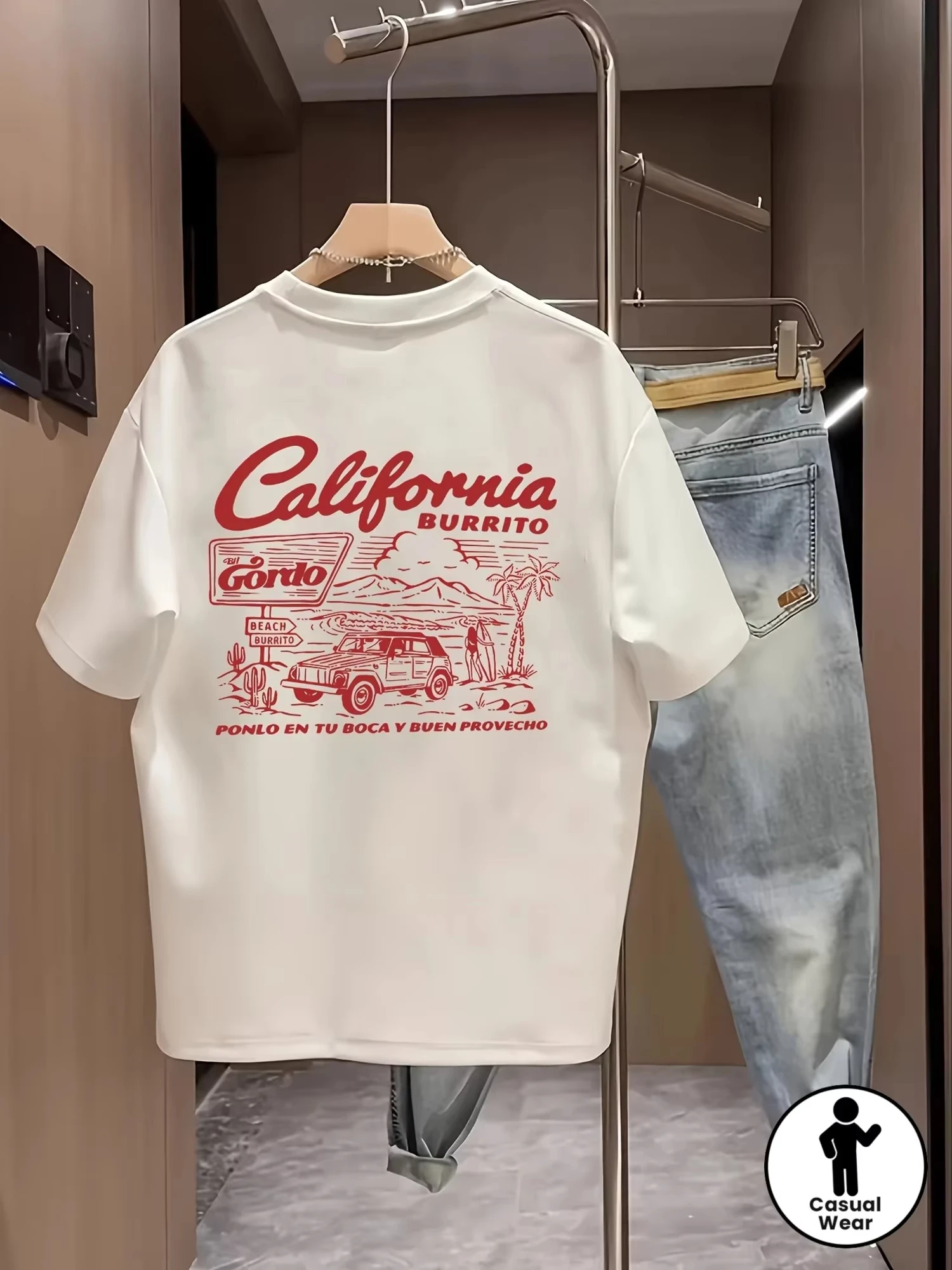 Men's and women's casual T-shirts 